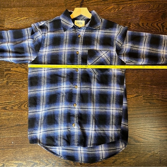 Men’s | Field & Stream Blue and White Flannel Button Down | Small - Picture 6 of 7